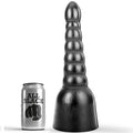 ALL BLACK - Dildo Sort 34 cm