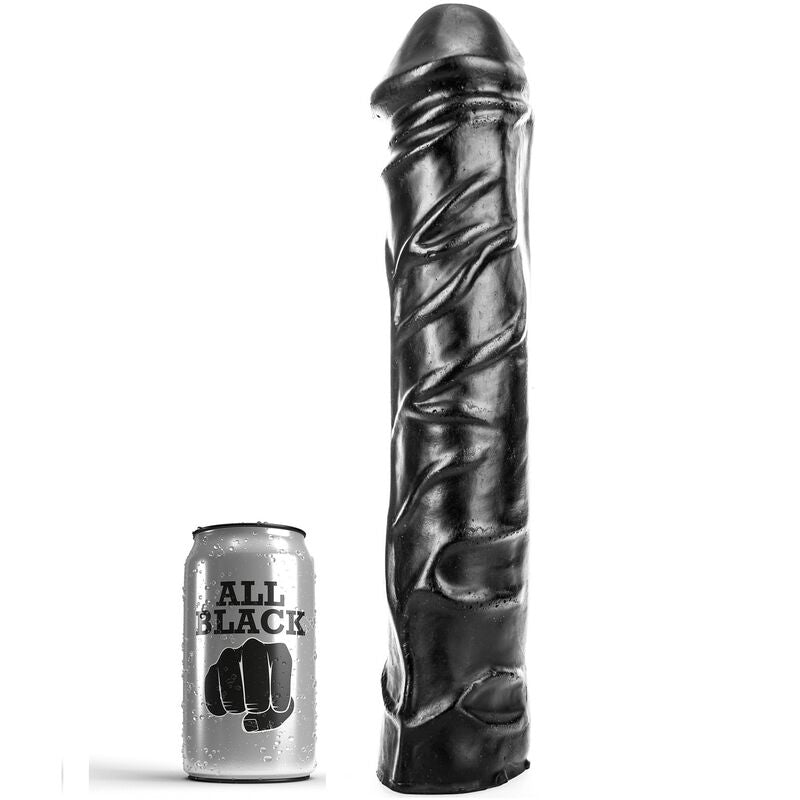 ALL BLACK - Giant Fisting-dildo Sort 32 cm
