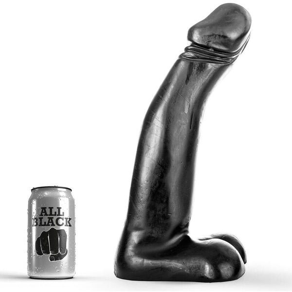 ALL BLACK - Realistisk Fisting-dildo Sort 29 cm