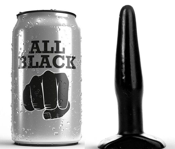 ALL BLACK - Analplugg Sort 11 cm