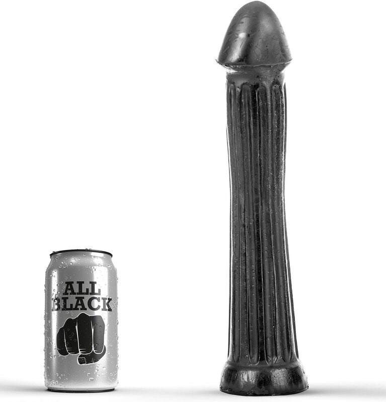 ALL BLACK - Dildo Sort 31 cm
