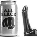 ALL BLACK - Dildo Sort 9 cm