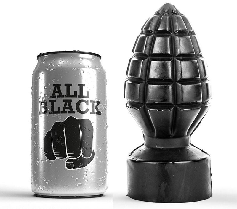 ALL BLACK - Analplugg Sort 14 cm