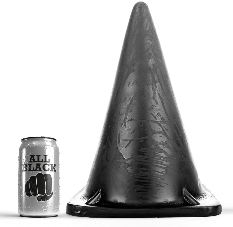 ALL BLACK - Triangulær Analplugg 30 cm