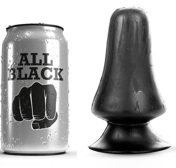 ALL BLACK - Analplugg Sort 12 cm