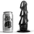 ALL BLACK - Dildo Sort 17 cm