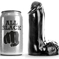ALL BLACK - Realistisk Dildo Sort 13 cm