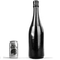 ALL BLACK - Champagneflaske Analplugg Sort 39,5 cm