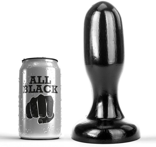 ALL BLACK - Analplugg Sort 19,5 cm