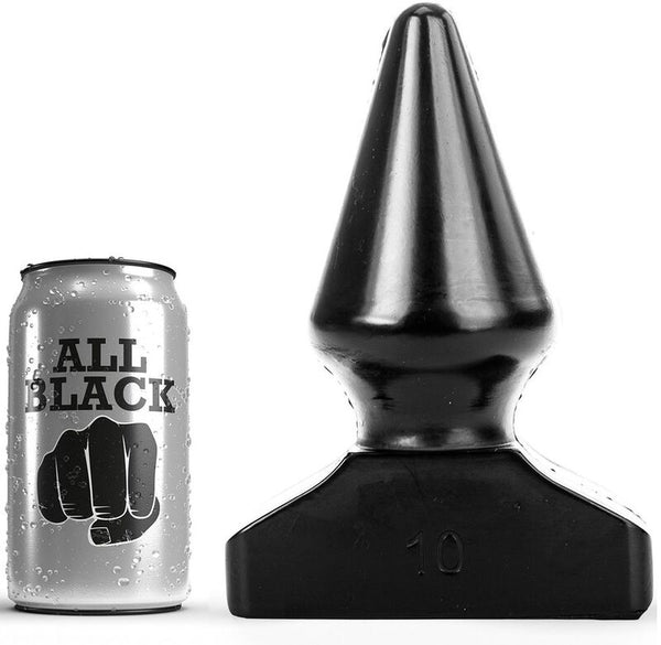 ALL BLACK - Analplugg Sort 20,5 cm
