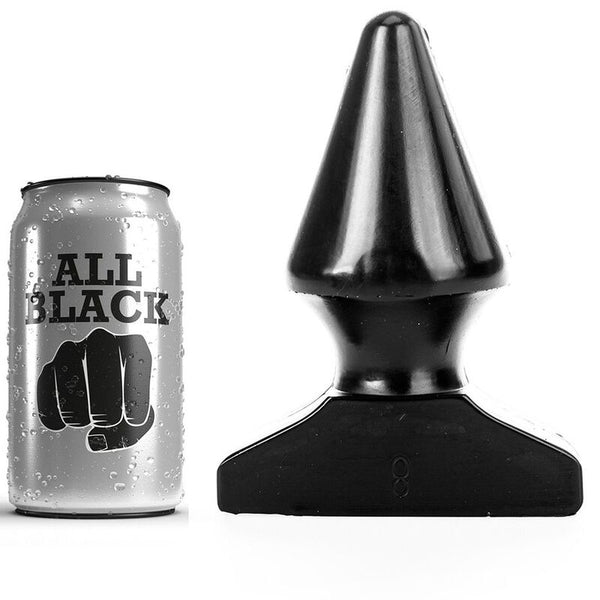 ALL BLACK - Analplugg Sort 17 cm