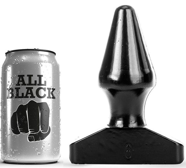 ALL BLACK - Analplugg Sort 15,5 cm