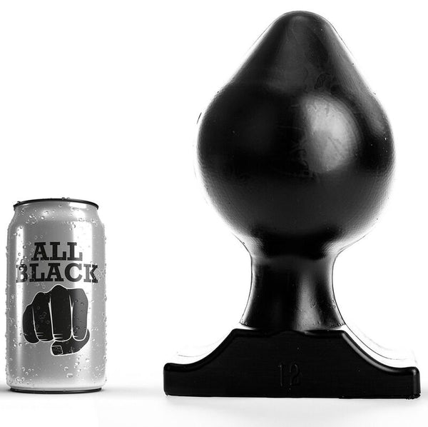 ALL BLACK - Analplugg 22,5 cm