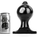 ALL BLACK - Analplugg Sort 18 cm (bred)