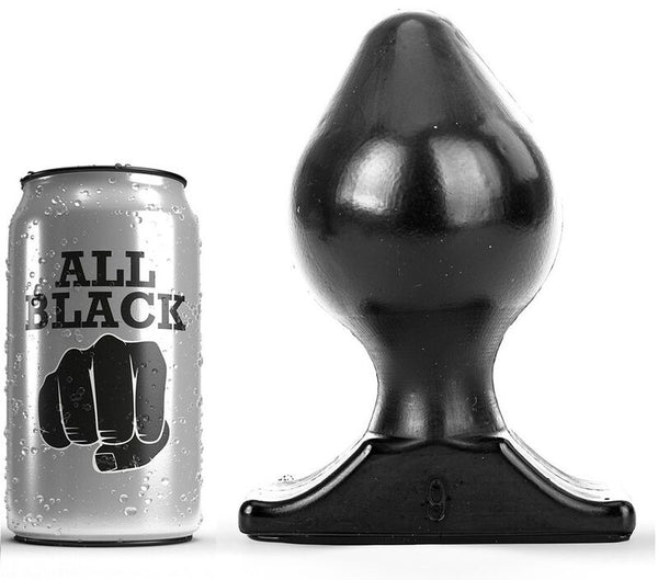 ALL BLACK - Analplugg Sort 17 cm