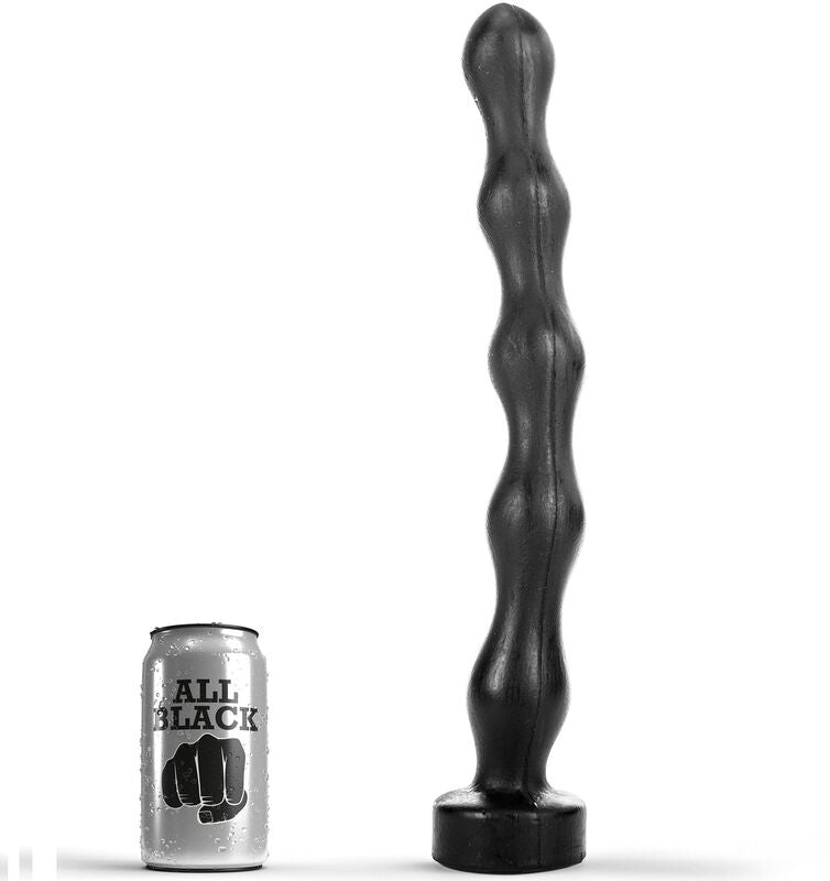 ALL BLACK - Anal Wand med kuler 42 cm