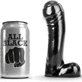 ALL BLACK - Dildo Sort 15 cm