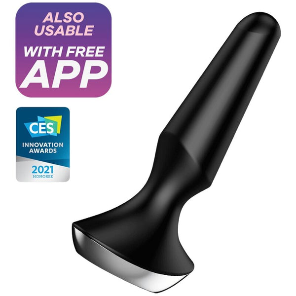 SATISFYER - Plug-ilicious 2 Vibrerende Analplugg med App
