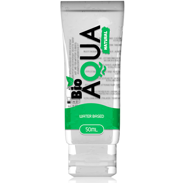 BIOAQUA - Vannbasert Glidemiddel med Naturlige Ingredienser 50 ml