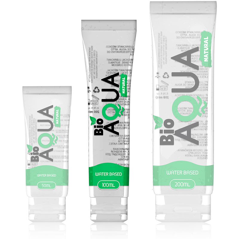 BIOAQUA - Naturlig vannbasert glidemiddel 100 ml