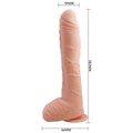 BAILE - Alex Realistisk Dildo Hud 27 cm