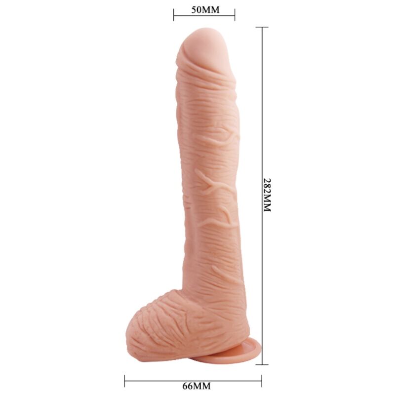 BAILE - Alex Realistisk Dildo Hud 27 cm
