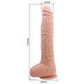 BAILE - Fleksibel Realistisk Dildo 28 cm