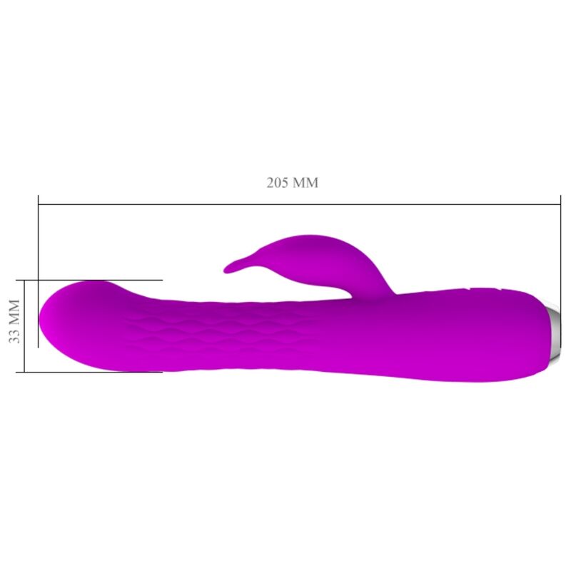PRETTY LOVE - Molly Oppladbar Rabbitvibrator med rotasjon
