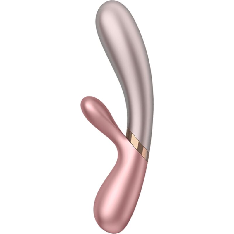 SATISFYER - Hot Lover App-styrt Rabbitvibrator med varmefunksjon Rose/Beige