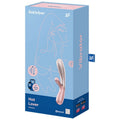 SATISFYER - Hot Lover App-styrt Rabbitvibrator med varmefunksjon Rose/Beige