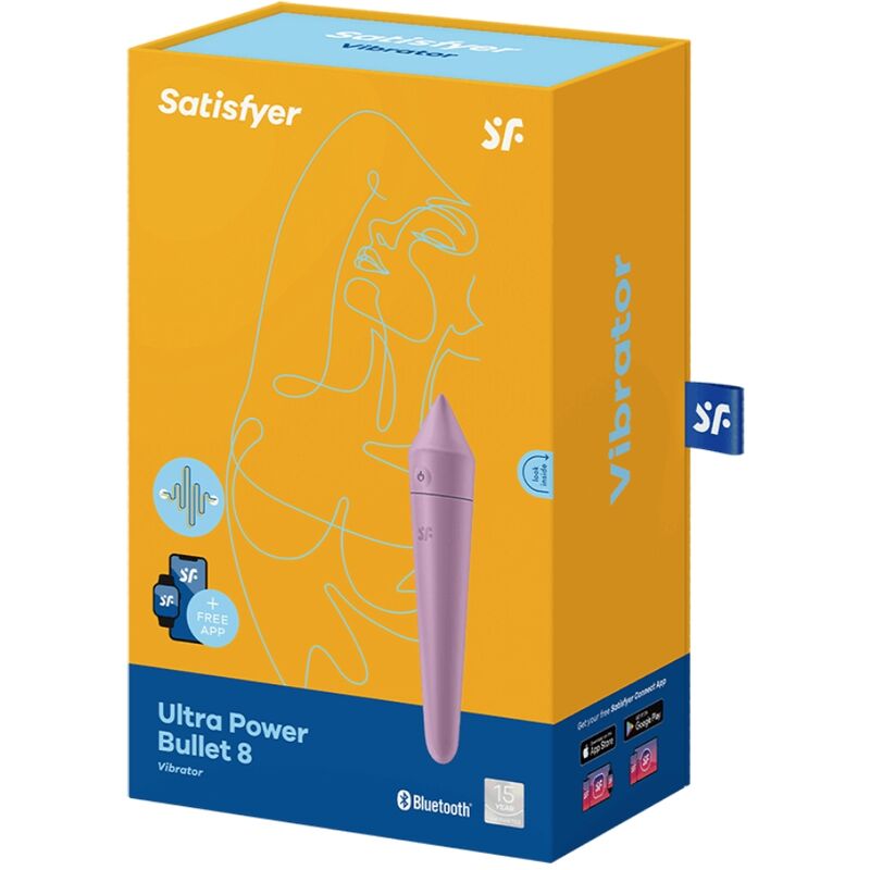 SATISFYER - Ultra Power Bullet 8 Klitorisvibrator med App