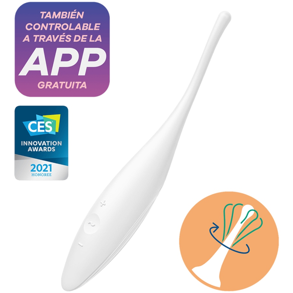SATISFYER - Twirling Joy Klitorisvibrator med app