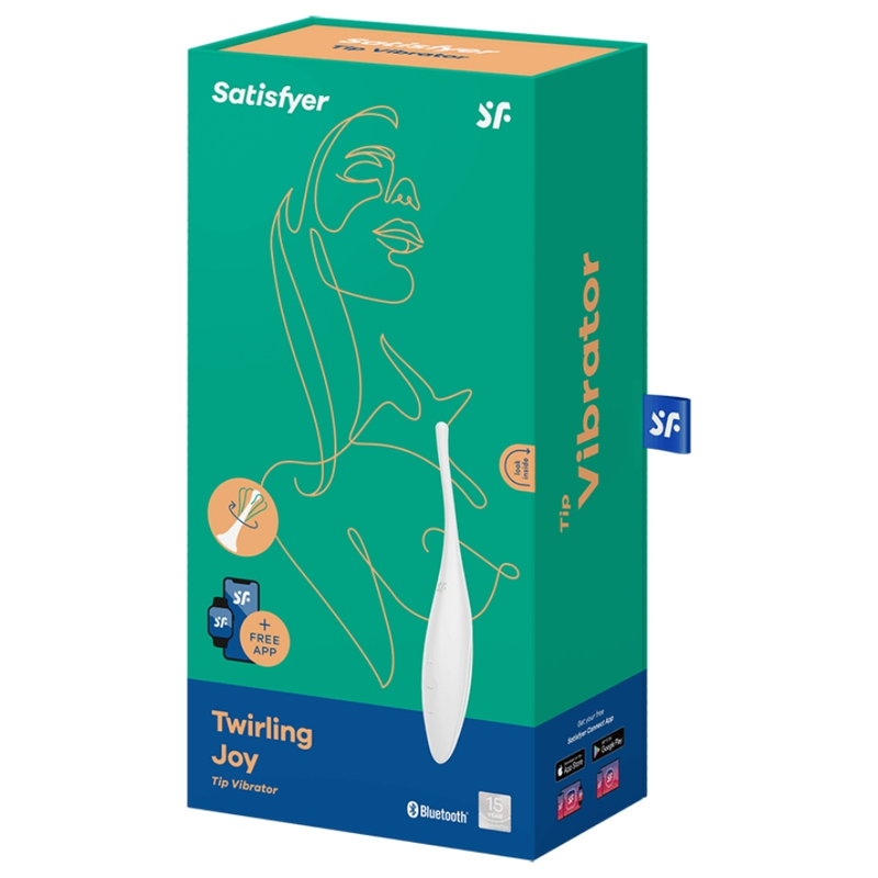 SATISFYER - Twirling Joy Klitorisvibrator med app