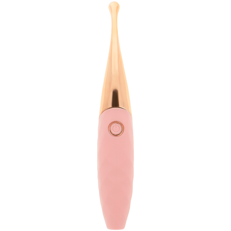 OHMAMA - Oppladbar klitorisstimulator 36 modi Rosa/Rosegull