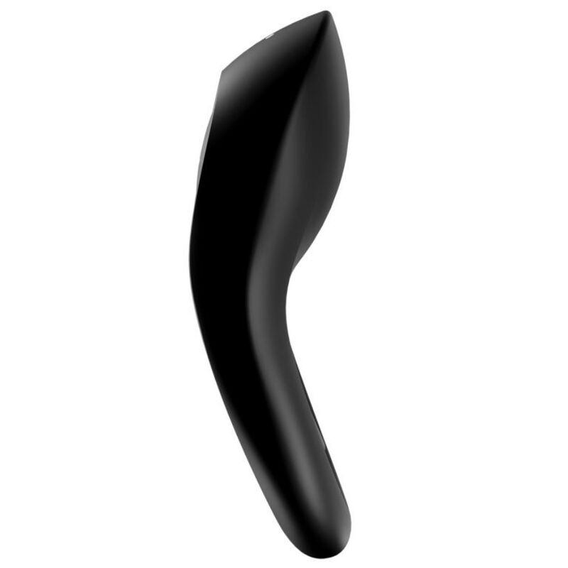 SATISFYER - Duo Vibrerende Penisring Sort
