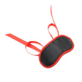OHMAMA - Fetish Maske Sort med Røde Kanter