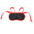 OHMAMA - Fetish Maske Sort med Røde Kanter