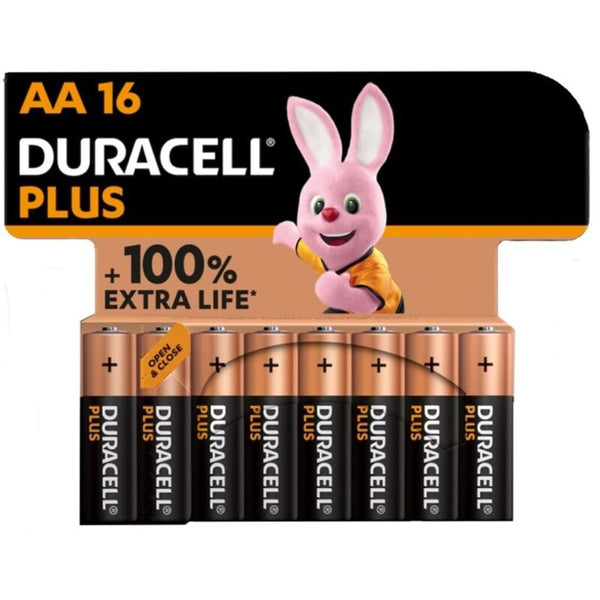 DURACELL - AA Alkalisk Batteri 16-pk