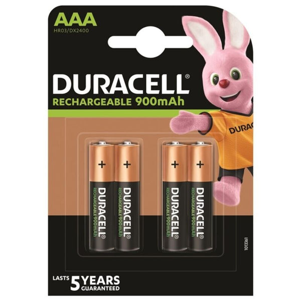 DURACELL - Oppladbart batteri HR03 AAA 900 mAh 4-pakning