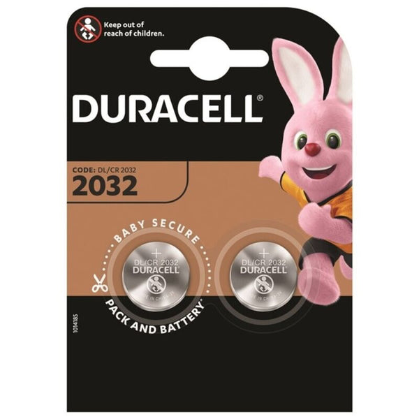 DURACELL - Litium knappcellebatteri CR2032 3V 2-pakning
