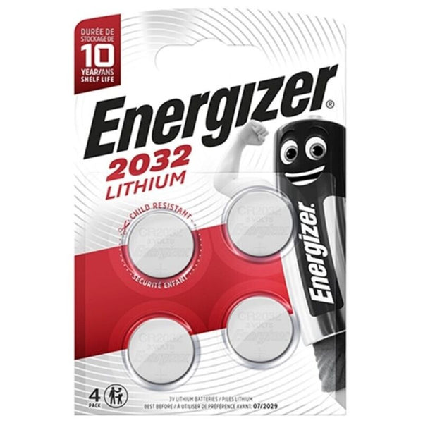 ENERGIZER - CR2032 Knappcellebatteri 4-pk