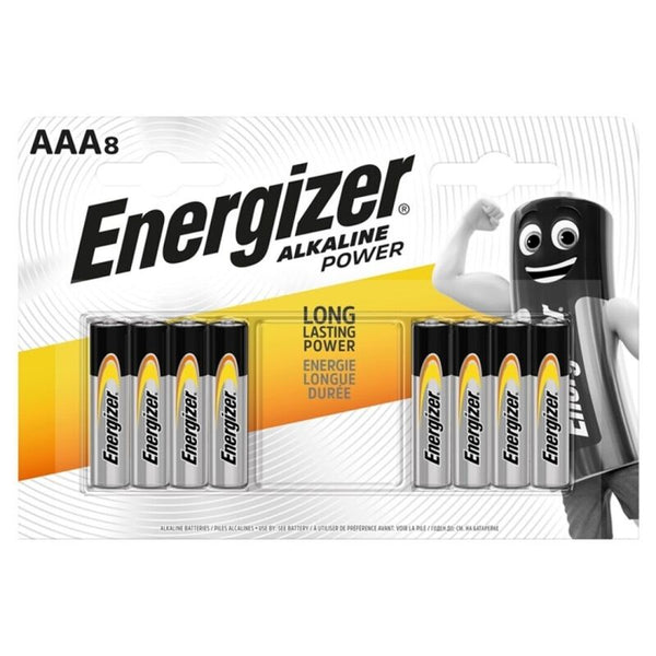 ENERGIZER - AAA Alkalisk Batteri 8-pk