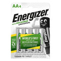 ENERGIZER - Universal oppladbart batteri HR6 AA 1300 mAh 4-pakning