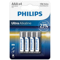 PHILIPS - Ultra Alkalisk batteri AAA LR03 4-pakning