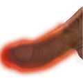 KING COCK - Plus Triple Threat Støtende vibrator med varme Brun hudtone