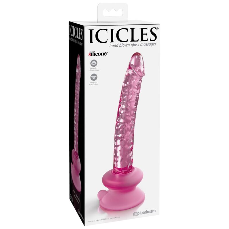 ICICLES - Nr. 86 Glassdildo med sugekopp