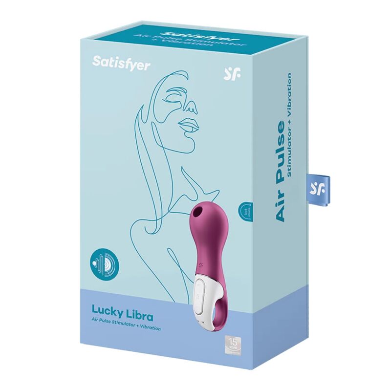 SATISFYER - Lucky Libra Lufttrykksstimulator og vibrator