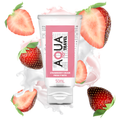 AQUA TRAVEL - Smakstilsatt glidemiddel Jordbærkrem 50 ml