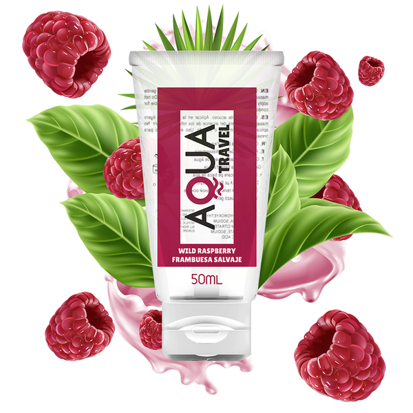 AQUA TRAVEL - Vannbasert glidemiddel Villbringebær 50 ml