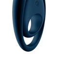 SATISFYER - Duo Vibrerende Penisring Blå